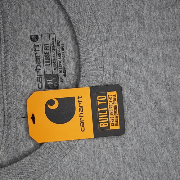 Nwt women's carhartt pocket t shirt xl - Picture 3 of 5